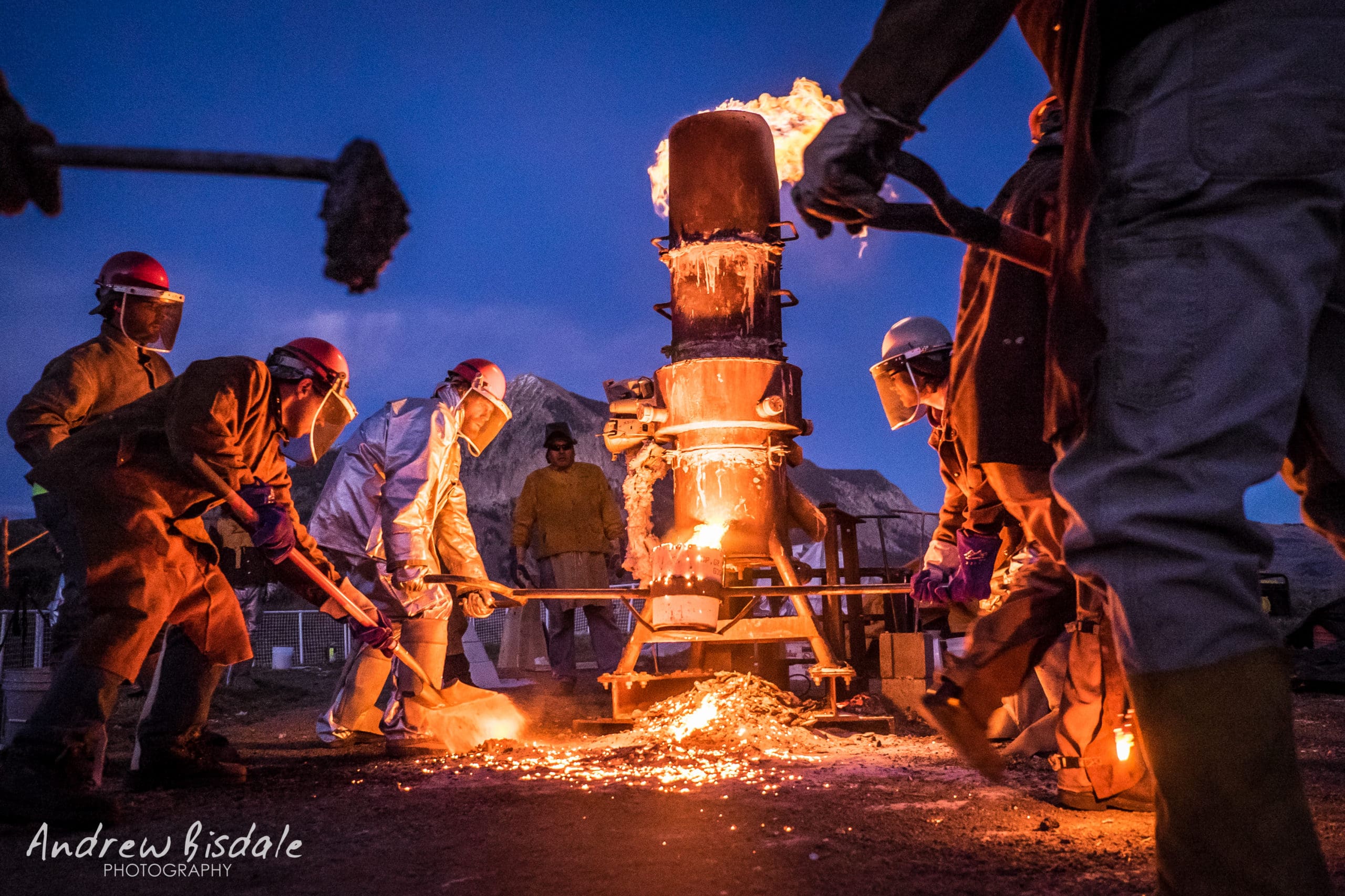iron pour Center for the Arts Crested Butte