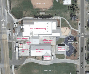 Center for the Arts Site Map
