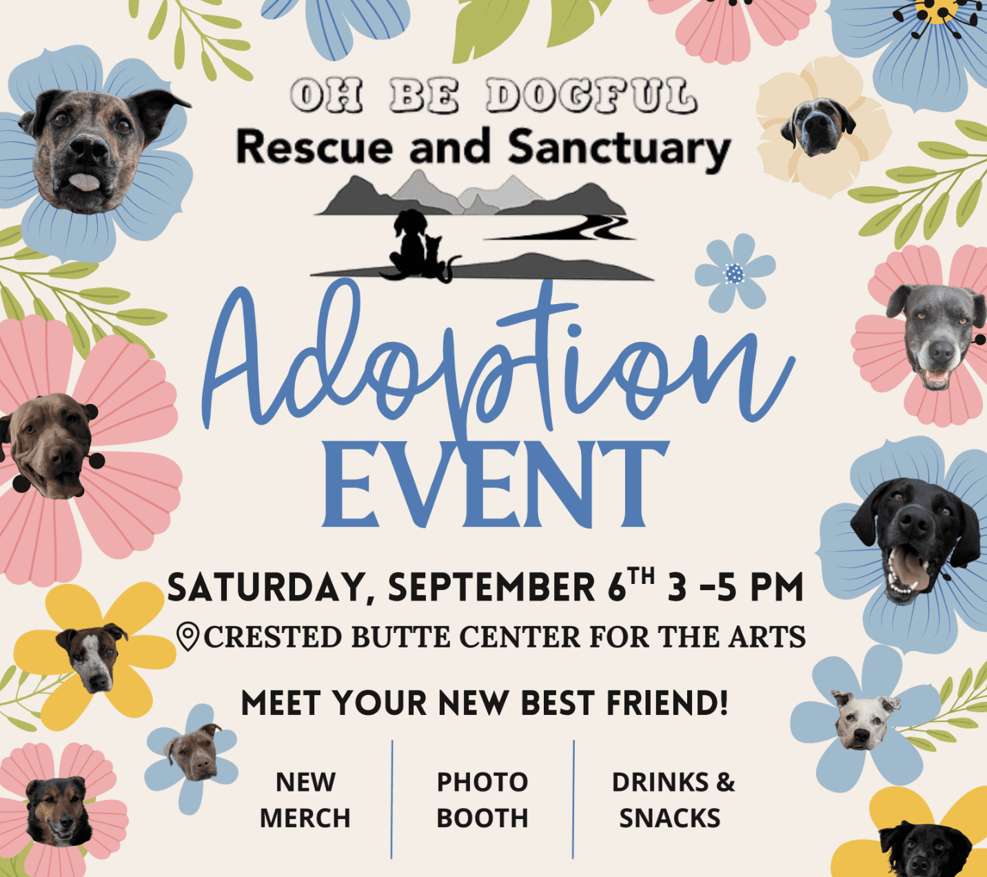 Oh Be Dogful Rescue Fundraiser Center for the Arts Crested Butte