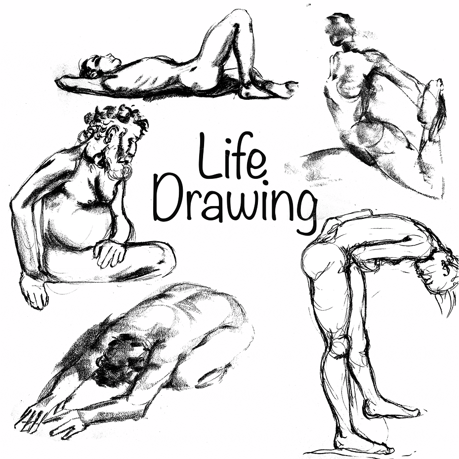 Life Drawing with Magic Hour Meetups Graphic