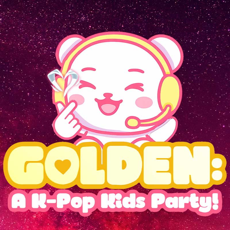 GOLDEN: A K-Pop Kids Party! Graphic